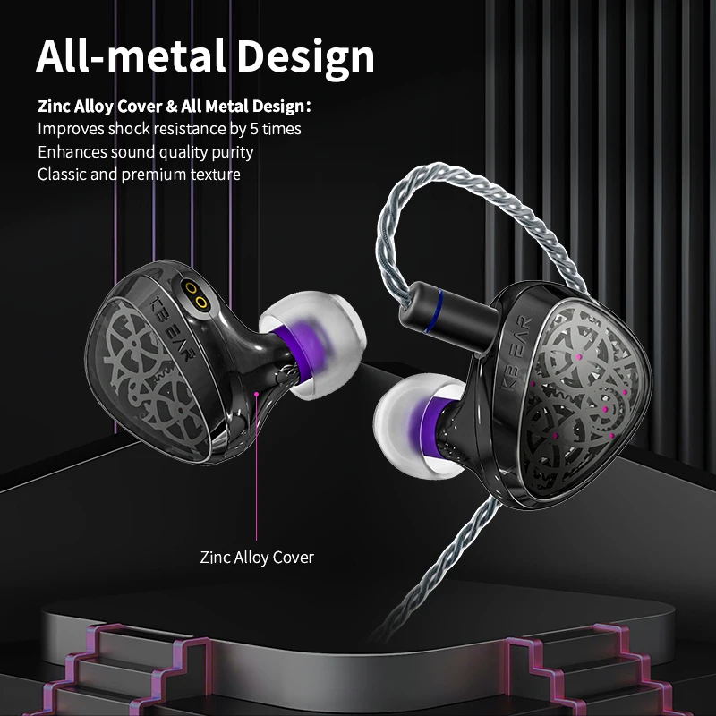 Pc Gaming Earphones - KBEAR Tourbillon Pro TB-PRO Écouteurs intra-auriculaires