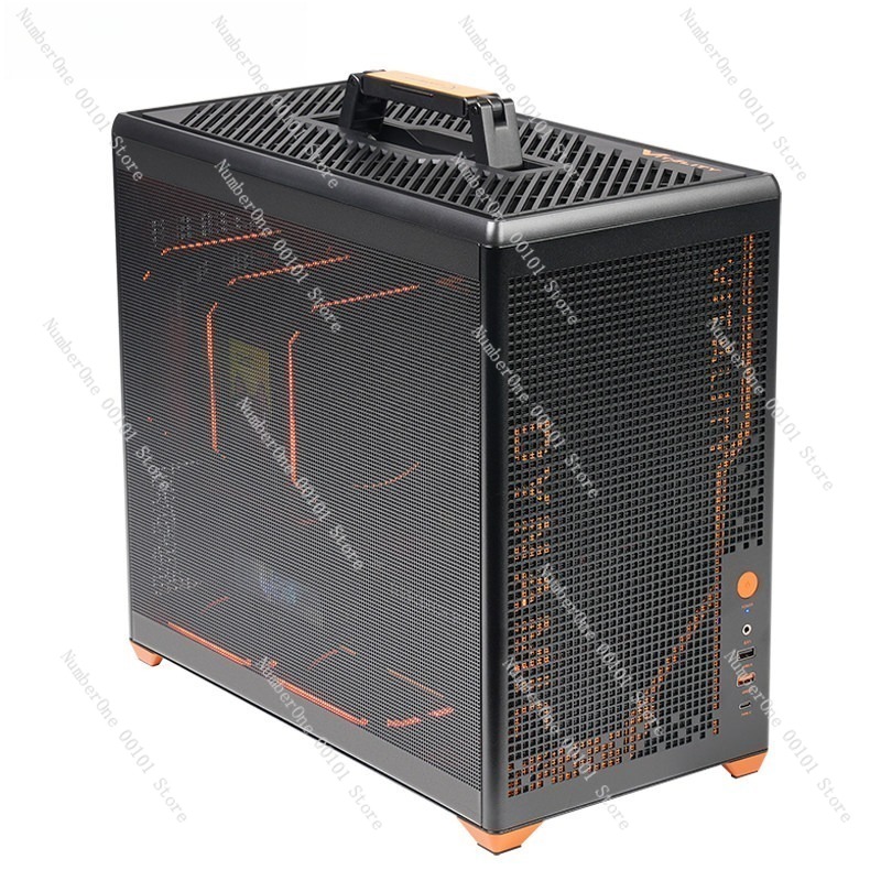 Pc Gaming Liquid - Boîtier PC Gaming Portable MATX en