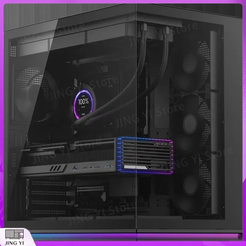 Pc Gaming Liquid - Boîtier PC Gaming ATX Mid-Tower, design