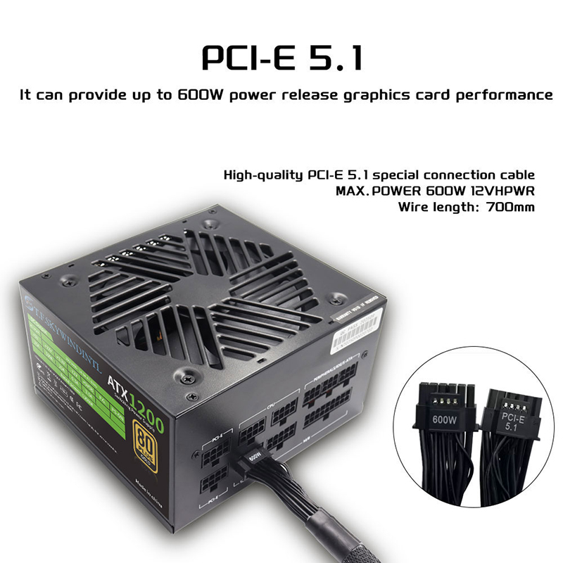 PCIE 5.0 1200W alimentation PC - Pc Gaming Gta 6 avis et prix