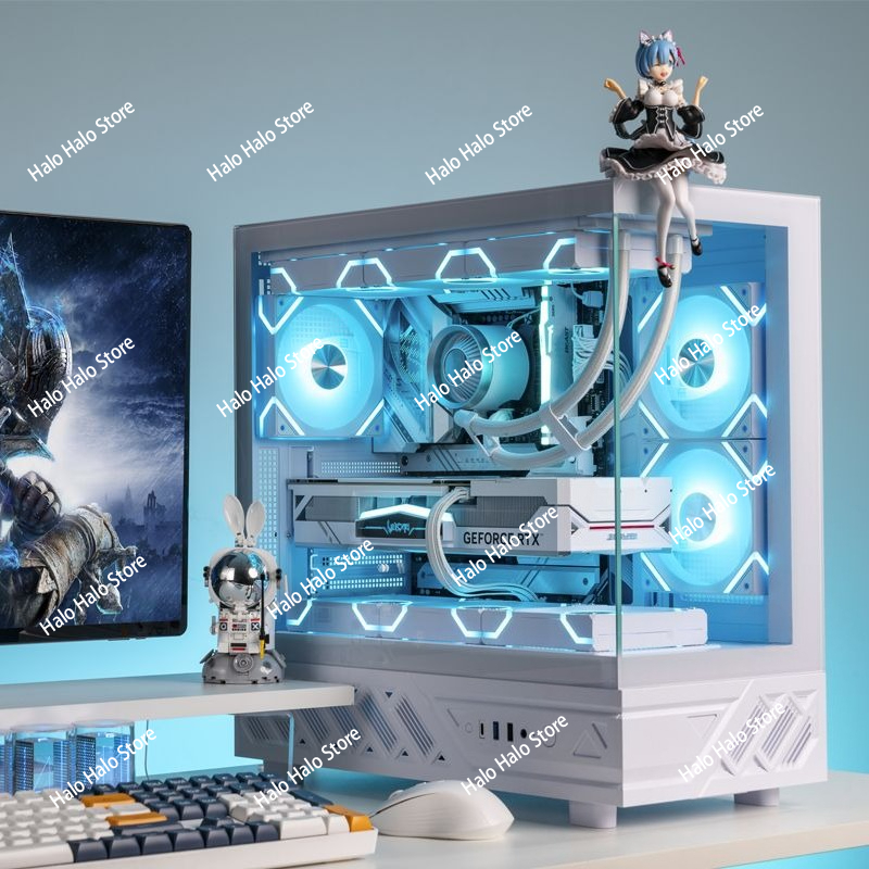 Boîtier PC ATX blanc Seaview,  - Pc Gaming Liquid avis et prix