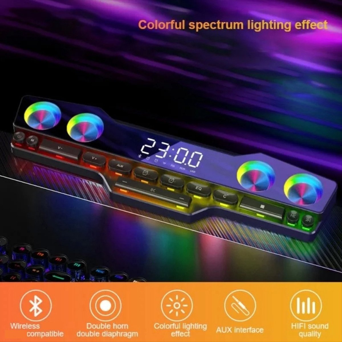 Haut-parleurs DTC5 V18 Dazzle  - Gaming Speaker avis et prix