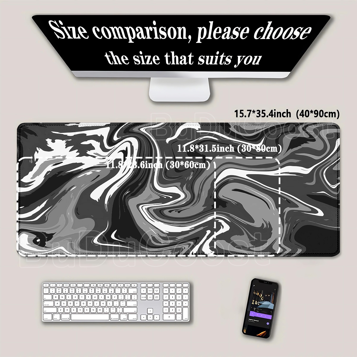 Tapis de souris et de clavier  - Pc Gaming Liquid avis et prix