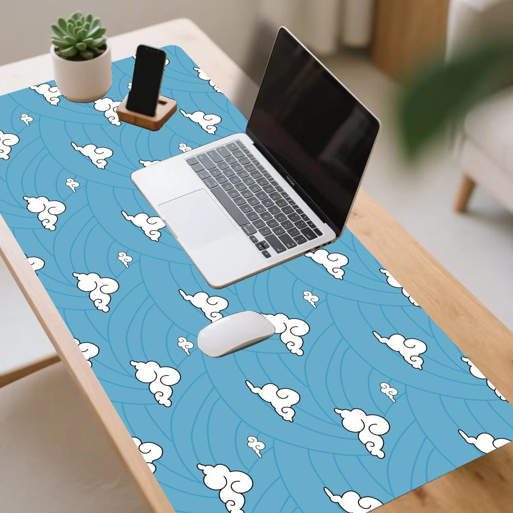 Tapis de jeu avec vagues bleue - Pc Gaming Cloud Free avis et prix