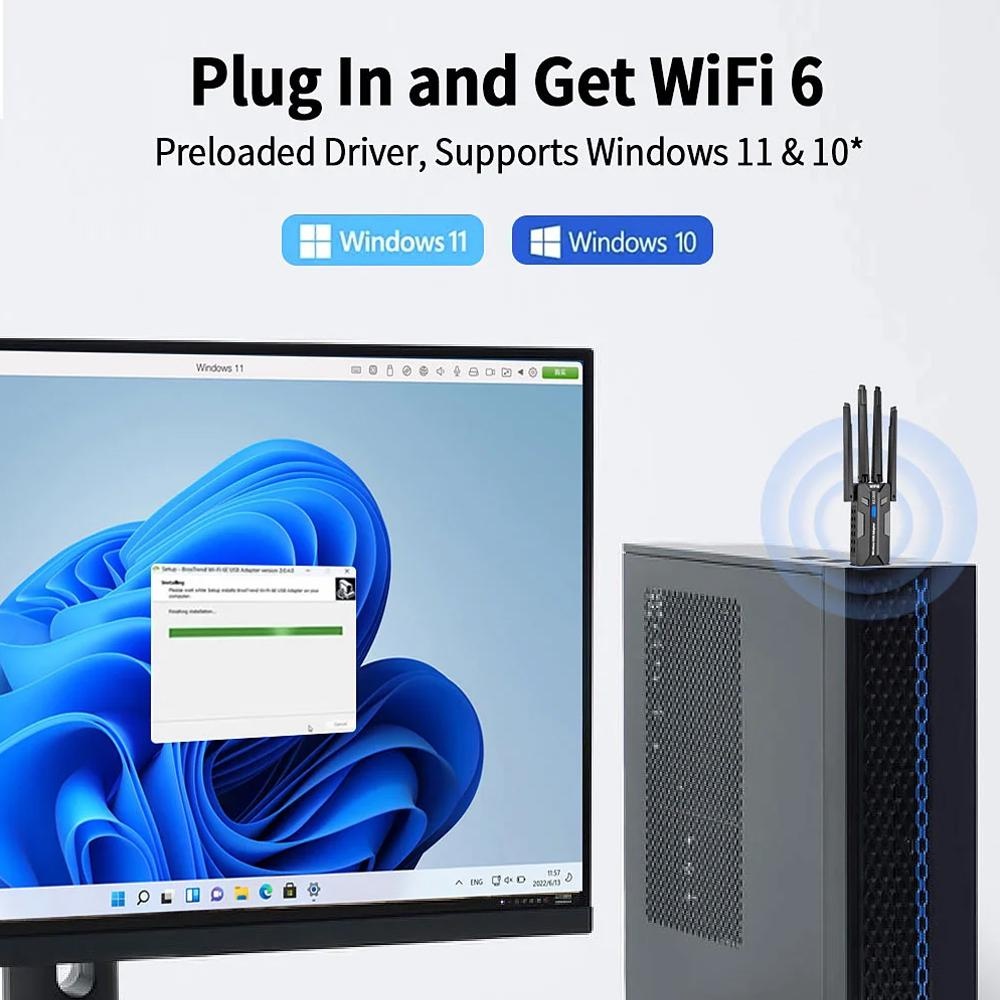 Adaptateur WiFi 6 USB 3.0 1800 - Pc Gaming Gta 6 avis et prix